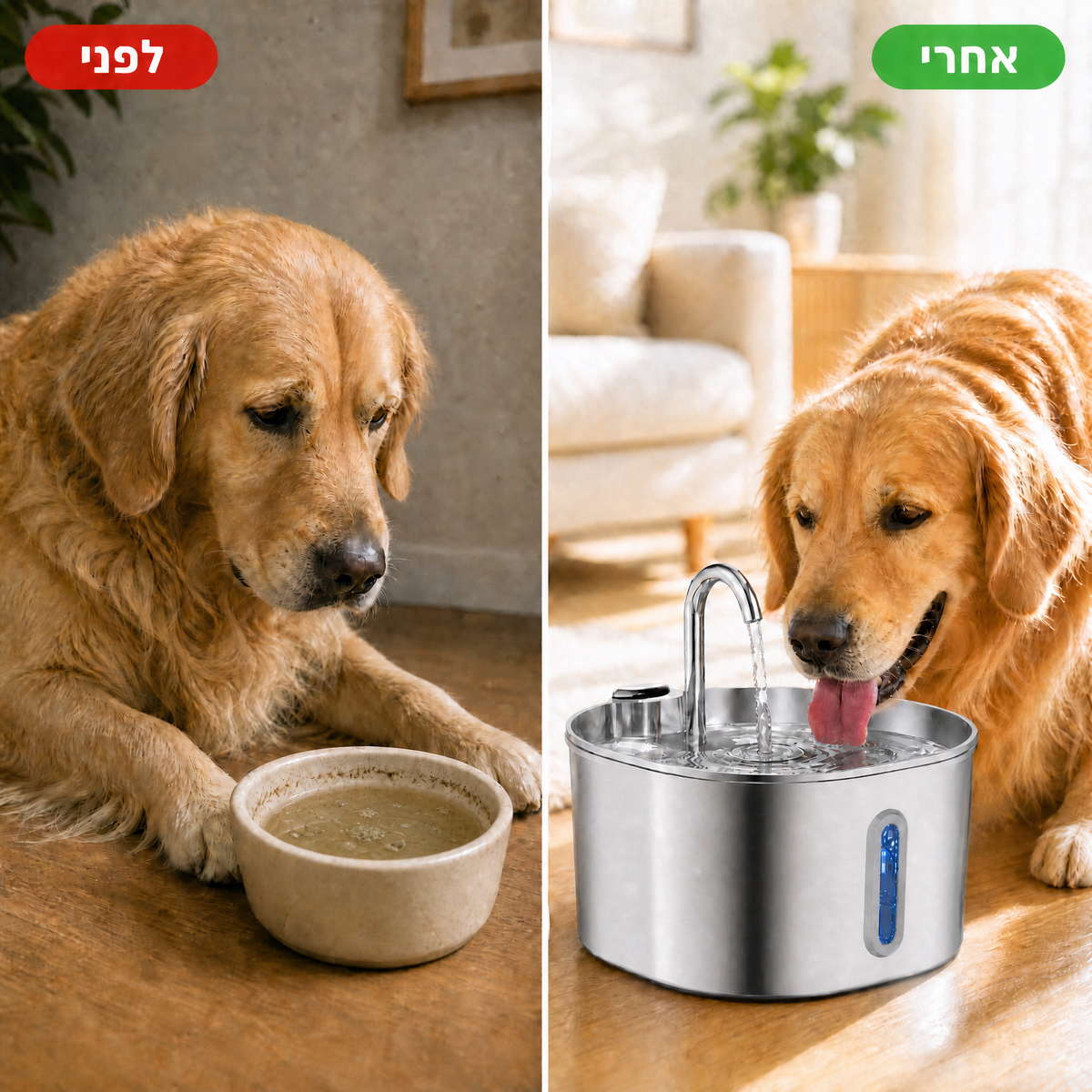 מזרקת המים החכמה והאוטומטית – SafeDrink